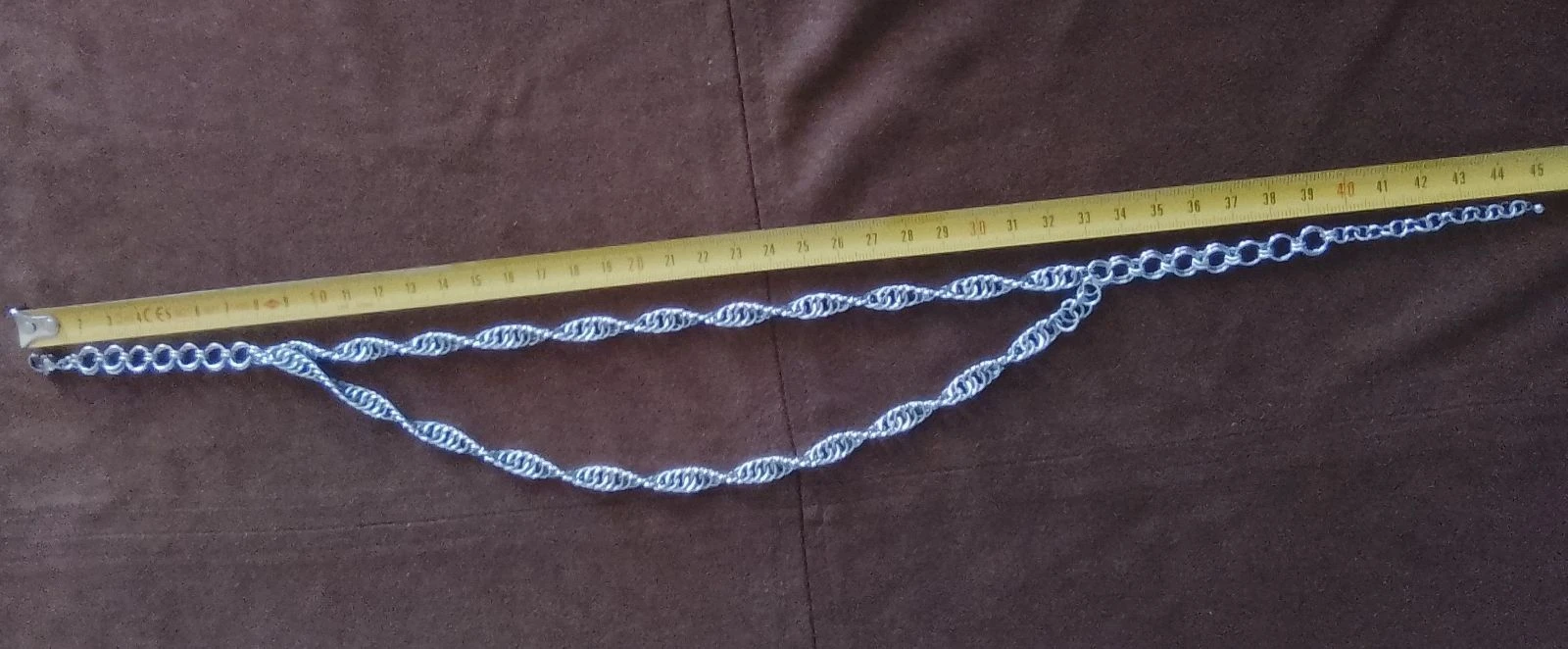 Collier 2 rangs chainmail Persan "spirale" – photo 5